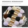 FRCOLOR 1pc Dual Headed Blush and Powder Brush Multi-functional Makeup Tool for Blending Contouring and Highlighting Soft Synthetic Bristles for Daily Use and Creative Makeup Application view 3