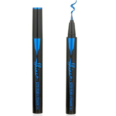 Lysdefeu Blue Glitter Eyeliner Pencil, 1Pcs, Waterproof, Smudge-proof, Long Lasting, High Pigmented, Eyeshadow, 6 Shades Available