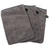 minkissy 6pcs Lazy Makeup Gloves Soft Microfiber Face Cleaning Mitts for Easy Makeup Removal Washable and Reusable Facial Cleansing Accessories Grey view 2
