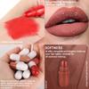evpct 18 Pcs Capsule Pills Lipstick Mini Matte Lipstick Set for Women Long Lasting labiales mate 24 horas originales Deep Red 24 Hours Waterproof Stay on Lip liner Set Sampler view 3