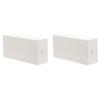 FOMIYES 2pcs Nail Drill Bit Box Plastic Storage Organizer for Nail Art Drill Bits Cuticle Case Portable and Neat view 1