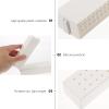 FOMIYES 2pcs Nail Drill Bit Box Plastic Storage Organizer for Nail Art Drill Bits Cuticle Case Portable and Neat view 2