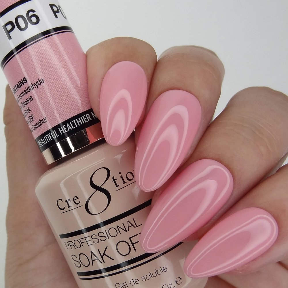 Cre8tion Gel - French Collection 0.5oz - P06 It's a Girl Pink