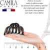Camila Paris AD718 2PK French Octopus Hair Clip, Large Clips for Thick Hair, Girls Big Claw Clip for Long Hair, Durable Women's Clips With Strong No-Slip Grip, Made in France view 4