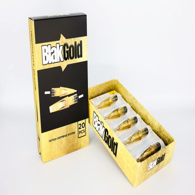 Blakgold Tattoo Cartridges Needles - Cartridges Tattoo Needles Round Magnum System - Disposable Cartridges for Tattoo - Round Magnum Set of 20 (1041RM)