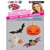 HALLOWEEN GLITTER Peel & Stick Pumpkin Temporary Tattoos view 2