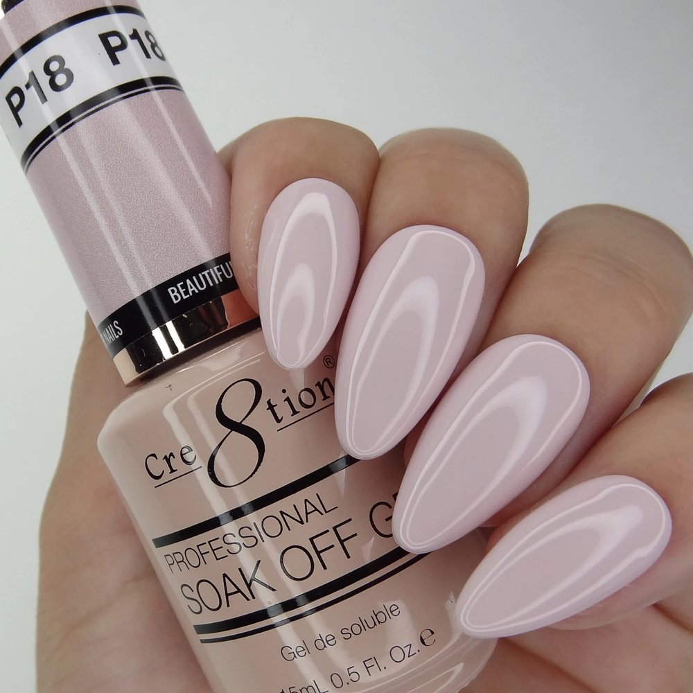 Cre8tion Gel - French Collection 0.5oz - P18 Pink