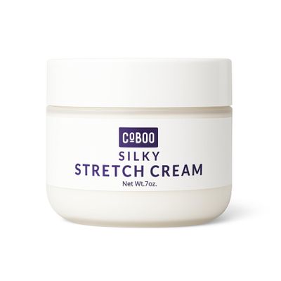 CoBoo Silky Stretch Cream | Maternity Stretch Mark Cream for Pregnancy | Paraben Free 7oz Formula to Reduce Stretch Marks & Improve Skin Elasticity | Refreshing Scent