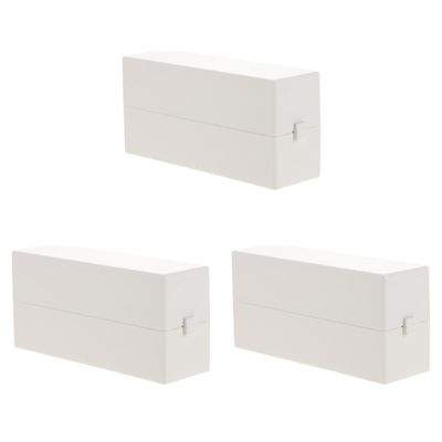 FOMIYES 3pcs Nail Drill Cuticle Bit Case Gel Removal Drill Bits Storage Box for Manicure