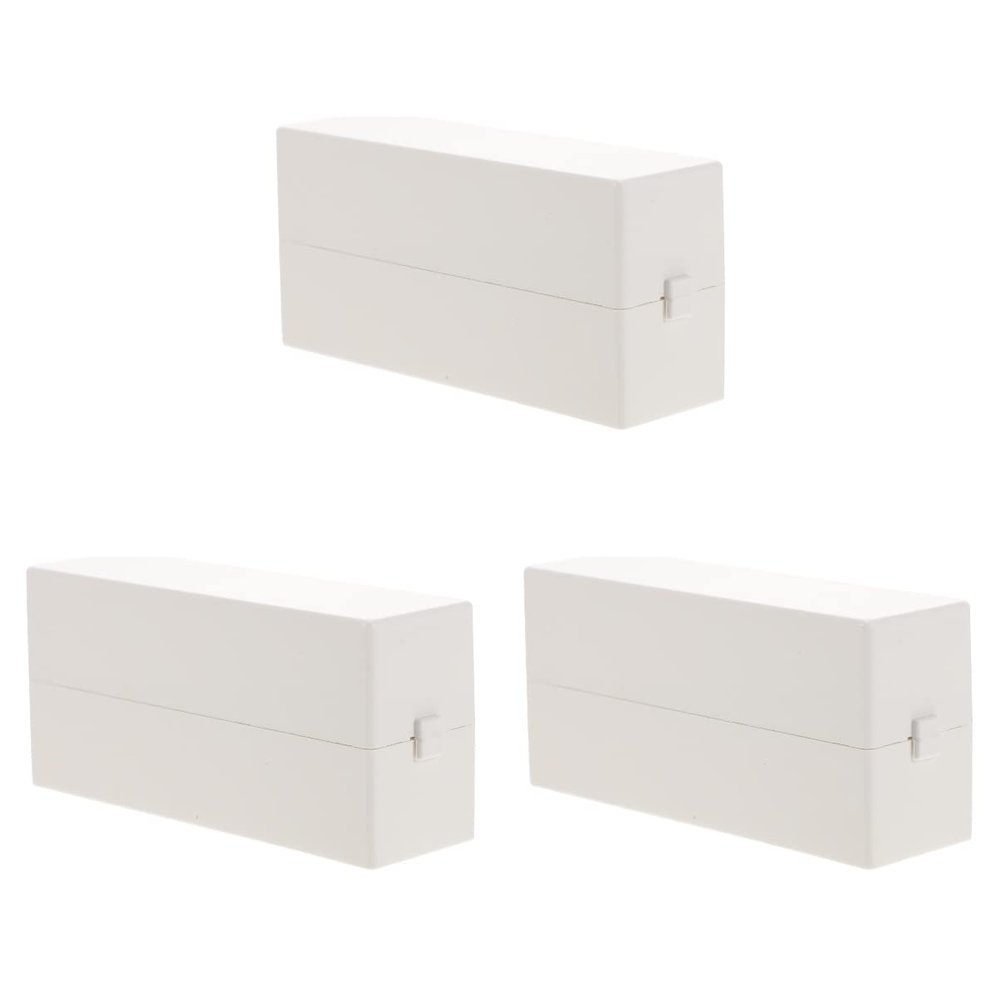 FOMIYES 3pcs Nail Drill Cuticle Bit Case Gel Removal Drill Bits Storage Box for Manicure