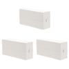 FOMIYES 3pcs Nail Drill Cuticle Bit Case Gel Removal Drill Bits Storage Box for Manicure view 1