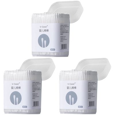 Toddmomy Baby Cotton Swabs 600 Pcs Double-Ended Ear Cleaner Sticks for Gentle Baby Care and Ear Wax Removal