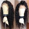 13 * 4 Inch Water Curly Wave Lace Front Wigs for Women Natural Curly Wave Hairline with Baby Hair Synthetic Loose Curly Lace Front Wigs Pre Pluced Wig Heat Resistant Fiber Glueless Deep Curly Wigs view 1