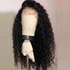 13 * 4 Inch Water Curly Wave Lace Front Wigs for Women Natural Curly Wave Hairline with Baby Hair Synthetic Loose Curly Lace Front Wigs Pre Pluced Wig Heat Resistant Fiber Glueless Deep Curly Wigs view 4