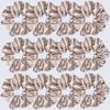 12 Pcs Satin Silk Scrunchies, Soft Hair Ties, Fashion Bands, Bows, Ropes, Elastic Bracelets, Ponytail Holders, Hair Accessories for Women and Girls (4.5 Inch, Champagne) view 4