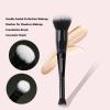 Makeup Brushes Daubigny Dualended Foundation Brush Concealer Brush Perfect for Any Look Premium Luxe Hair Rounded Taperd Flawless Brush Ideal for Liquid, Cream, Powder,Blending, view 3