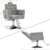 BarberPub Classic Hydraulic Recliner Barber Chair Antique Hair Spa Salon Styling Beauty Equipment 3123 (Grey) view 3