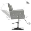 BarberPub Classic Hydraulic Recliner Barber Chair Antique Hair Spa Salon Styling Beauty Equipment 3123 (Grey) view 4