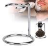 And Brush Stand,Men Stainless Steel Shaving Brush Stand Holder For Salon Home Travel Use view 4
