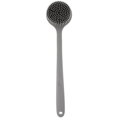 minkissy Silicone Back Brush Handle Lightweight Body Scrubber for Exfoliating and Cleansing Hard Reach Areas Shower for Family Travel and Spa Use