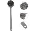 minkissy Silicone Back Brush Handle Lightweight Body Scrubber for Exfoliating and Cleansing Hard Reach Areas Shower for Family Travel and Spa Use view 2