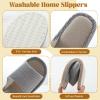 Mepase 8 Pairs Disposable House Slipper for Guests Open Toe Breathable Comfortable Spa Slippers for Indoor Home view 4