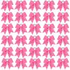 CN 30PCS 8" Large Cheer Bows, Cheerleading Bows Ponytail Holder for Girls, Grosgrain Ribbon Pink Cheer Hair Bows with Elastic Hair Tie for Cheerleader College Sports Softball Competition view 1