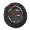 Afro Curly Toupee For Men Full Lace Hairpieces For Black Men 10x8 Inch Real Human Hair Units African American Mens Toupee Transparent French Lace Black Men Kinky Curly Hair Replacement Systems US Stock. (4MM AFRO WAVE, 1# JET BLACK) view 3