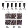 Beadsland 7200pcs Flatback Rhinestones,Blue Rhinestone Nail Gems Round Crystal Rhinestones for Crafts,Mixed 6 Sizes with Wax Pencil Kit, SS3-SS10,Blue Volcano view 4