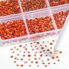 Beadsland 7200pcs Flatback Rhinestones,Orange Rhinestone Nail Gems Round Crystal Rhinestones for Crafts,Mixed 6 Sizes with Wax Pencil Kit, SS3-SS10,Hyacinth/Orange view 3