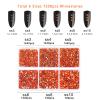 Beadsland 7200pcs Flatback Rhinestones,Orange Rhinestone Nail Gems Round Crystal Rhinestones for Crafts,Mixed 6 Sizes with Wax Pencil Kit, SS3-SS10,Hyacinth/Orange view 4