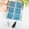Beadsland 7200pcs Flatback Rhinestones,Blue Rhinestone Nail Gems Round Crystal Rhinestones for Crafts,Mixed 6 Sizes with Wax Pencil Kit, SS3-SS10,Aquamarine view 2