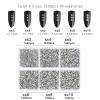 Beadsland 7200pcs Flatback Rhinestones,Silver Rhinestone Nail Gems Round Crystal Rhinestones for Crafts,Mixed 6 Sizes with Wax Pencil Kit, SS3-SS10,Silver Hematite view 4