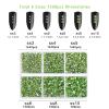 Beadsland 7200pcs Flatback Rhinestones,Light Green Rhinestone Nail Gems Round Crystal Rhinestones for Crafts,Mixed 6 Sizes with Wax Pencil Kit, SS3-SS10,Peridot/Light Green view 4