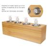 Massage Oil Warmer, Lotion Heater Massage Oil Heater Lotion Heater 4 Bottles Constant Temperature Lotion Warmer for Home Salon Professional Spa Supplies view 2
