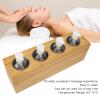 Massage Oil Warmer, Lotion Heater Massage Oil Heater Lotion Heater 4 Bottles Constant Temperature Lotion Warmer for Home Salon Professional Spa Supplies view 4