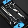 6.0 Inch Professional Hair Scissors Set, Barber Shears Haircut Scissors Salon Trimming Scissors, Hair Shears Blending Scissor Kit, Japan 440C, for Men Women Home Use view 2
