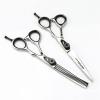 6.0 Inch Professional Hair Scissors Set, Barber Shears Haircut Scissors Salon Trimming Scissors, Bangs Scissors, Sharp and Durable, Japan 440C, with Bag, for Men Women Home Use view 1