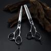 6.0 Inch Professional Hair Scissors Set, Barber Shears Haircut Scissors Salon Trimming Scissors, Bangs Scissors, Sharp and Durable, Japan 440C, with Bag, for Men Women Home Use view 4