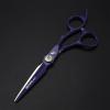 6.0 Inch Professional Hair Scissors Set, Violet Handle Barber Shears Haircut Scissors Salon Trimming Scissors, Hair Shears Blending Scissor Kit, for Men Women Home Use view 4