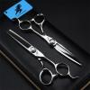 6.0 Inch Hair Scissors Set, Barber Shears Haircut Scissors Salon Trimming Scissors, Hair Shears Blending Scissor Kit, Japan 440C, for Men Women Home Use view 2