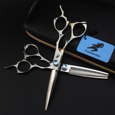 3 PCS Professional Hair Scissors Set, 6.0 Inch Barber Shears Haircut Scissors Salon Trimming Scissors, Hair Shears Blending Scissor Kit, for Men Women Home Use