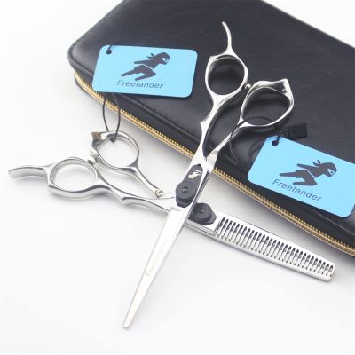 3 PCS Professional Hair Scissors Set, 6.0 Inch Barber Shears Haircut Scissors Salon Trimming Scissors, Hair Shears Blending Scissor Kit, for Barber, Salon, Home