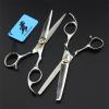 6.0 Inch Hair Scissors Set, Handle Barber Shears Haircut Scissors Salon Trimming Scissors, Hair Shears Blending Scissor Kit, for Men Women Home Use view 3