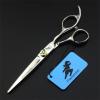 6.0 Inch Hair Scissors Set, Handle Barber Shears Haircut Scissors Salon Trimming Scissors, Hair Shears Blending Scissor Kit, for Men Women Home Use view 4