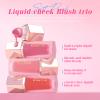 KIMUSE Liquid Blush - Soft Cream Blush for Cheeks, Long-Wearing, Waterproof & Smudge Proof, Dewy Finish view 2