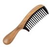 Luxshiny 1a Sandalwood and Horn Round Handle Comb for Hairdressing -static Detangling Massage Tool for Home and Barber Use Non-scratch Scalp Care view 4