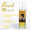 Braid Foam Control Braid Mousse for Braids Twist, Locs, No Flake Extra Hold High Shine Style and Moisturizes, Hair Braiding Mousse for Braids Lightweight Easy to Apply 8fl oz view 4