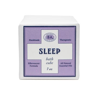 Baudelaire Sleep Bath Cube, 7 Ounce - Lavender, Chamomile, Sage