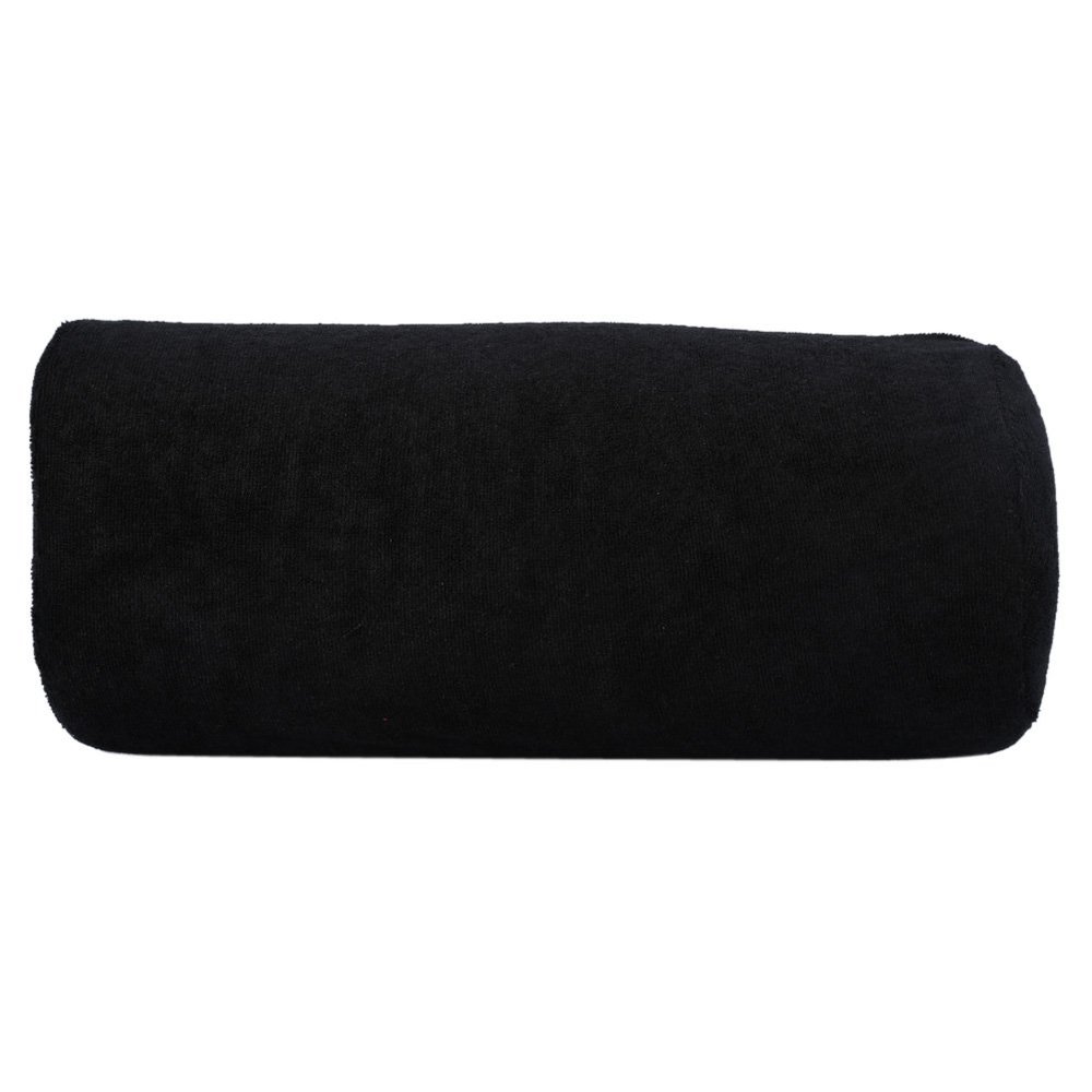 Nail Armrest, Hand Rest For Nails New Hand Rest Cushion Detachable Washable Nail Art Sponge Pillow Manicure Tool Yellow Arm Rest Nail Table(Black)